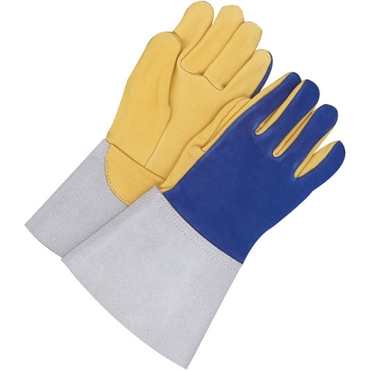Bob Dale Gloves TIG Welder's Gloves with 5.5" Cuff, Grain Deerskin, Size 9