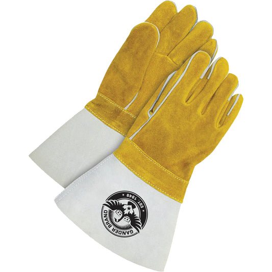 Bob Dale Gloves Welder Gloves with 5" Cuff, Split Cowhide, Size One Size