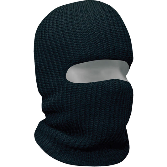 Bob Dale Gloves Classic 1-Hole Balaclava, Acrylic, Black