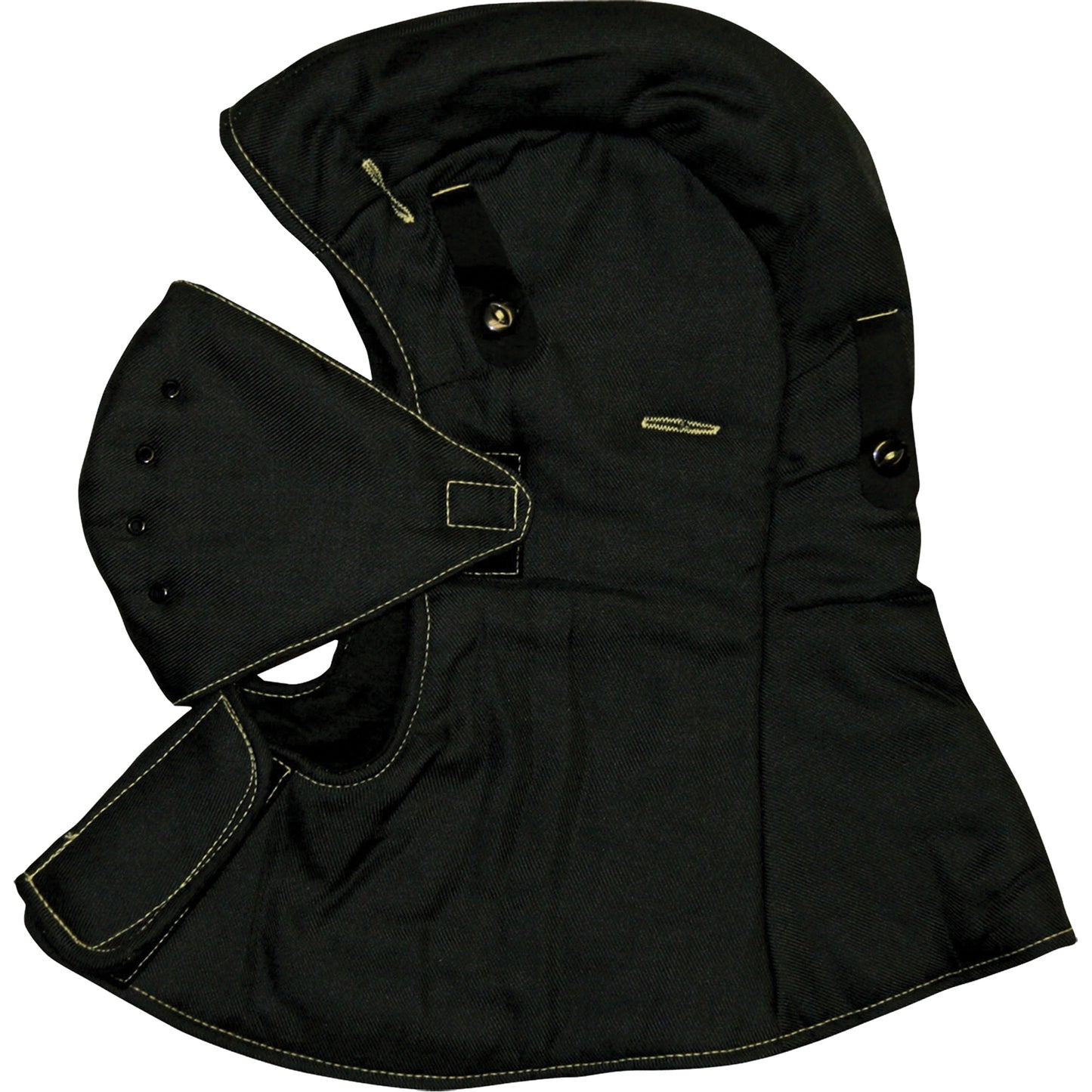 Bob Dale Gloves CarbonX® FR Hardhat Liner with Face Mask, Black, Cotton/Jersey/Twill