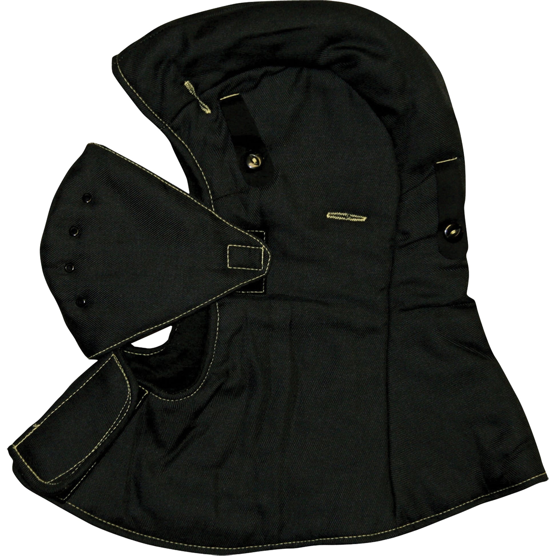 Bob Dale Gloves CarbonX® FR Hardhat Liner with Face Mask, Black, Cotton/Jersey/Twill