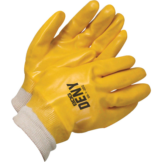 Bob Dale Gloves Deny™ Coated Gloves, One Size, PVC Coating, Cotton Shell