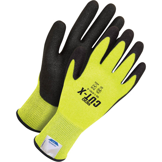 Bob Dale Gloves Cut-X™ Cut Resistant Gloves, Size 10, Polyurethane Coated, Dyneema® Shell, ASTM ANSI Level A3