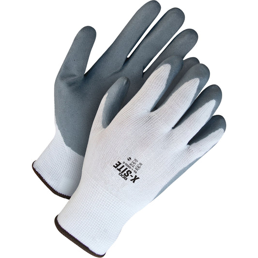 Bob Dale Gloves X-Site™ Coated Gloves, Size 10, Foam Nitrile Coated, Nylon Shell, ASTM ANSI Level A1