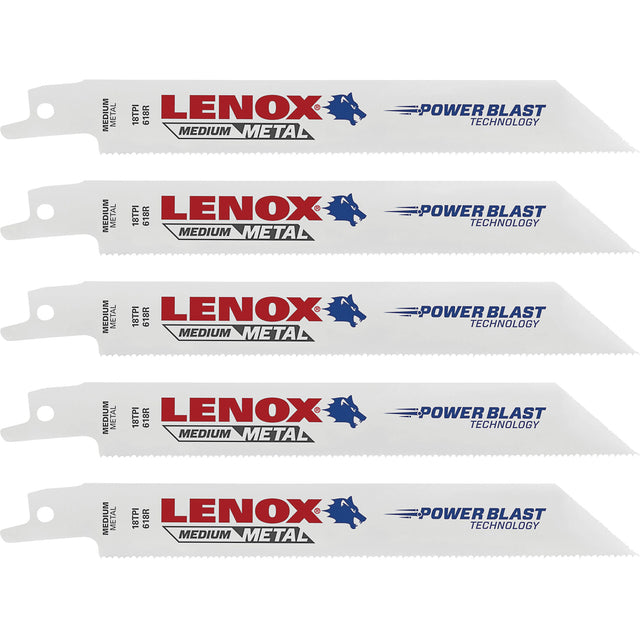 Hacksaw Blades, Bi-Metal, 18 TPI, 6" L x 3/4" W