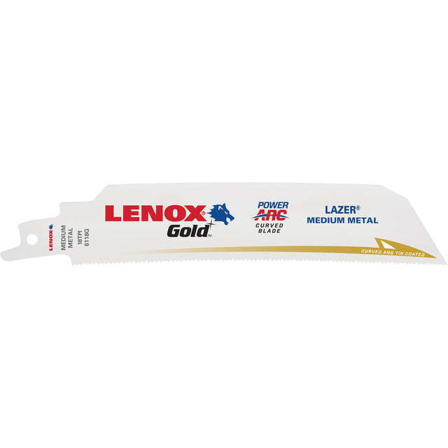 Power Arc Curved Reciprocating Saw Blade, Bi-Metal, 18 TPI, 6" L x 1" W