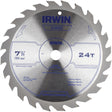 Classic Series Circular Saw Blade, 7-1/4", 24 Teeth, Wood Use
