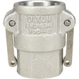 Cam & Groove Coupler, Aluminum, Type D, 1", 250 PSI