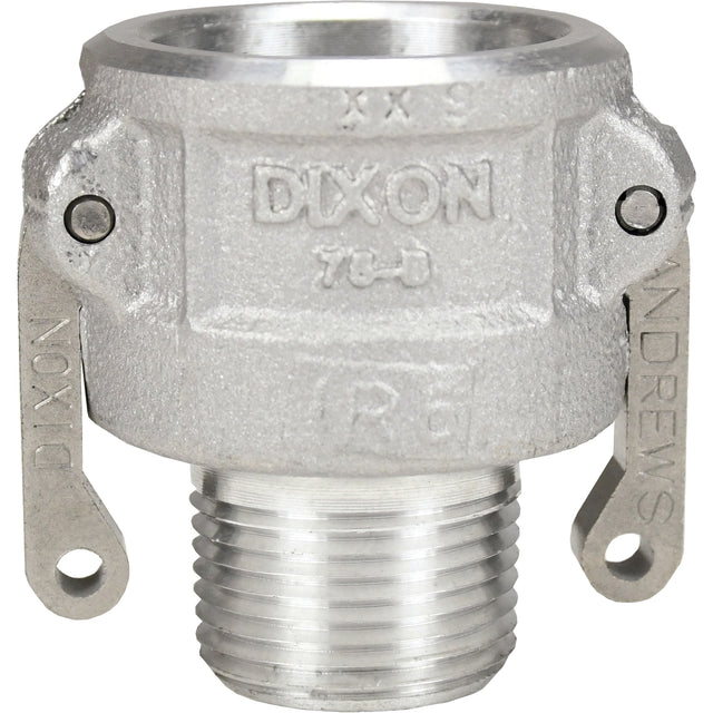 Cam & Groove Coupler, Aluminum, 3/4", Male NPT, 250 PSI