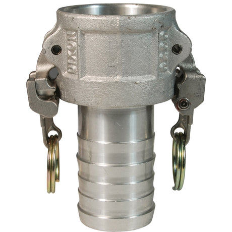 EZ Boss-Lock™ Cam & Groove Coupler x Hose Shank, Aluminum, 1", 250 PSI