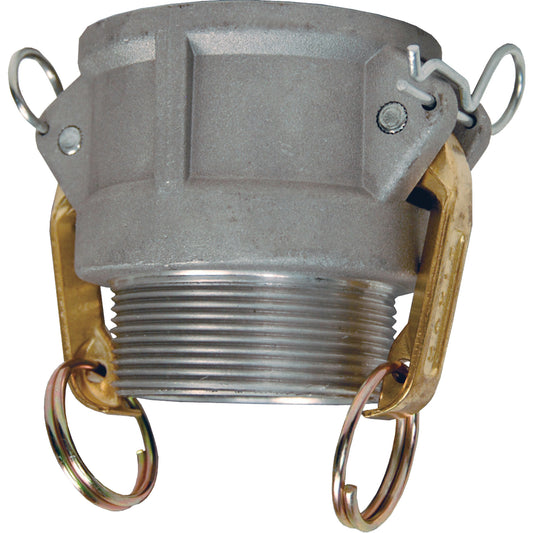 Global Cam & Groove Coupler, Aluminum, Type B, 2", Female NPT, 250 PSI
