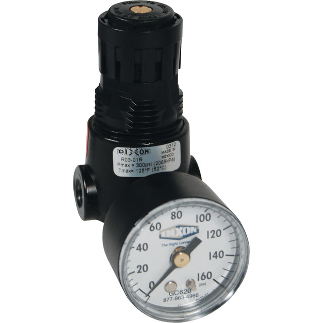 Wilkerson Miniature Regulator R04, 1/4" NPT, 300 psi Max. PSI, Standard