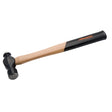 Ball Pein Hammer, 32 oz. Head Weight, Polished Face, Wood Handle