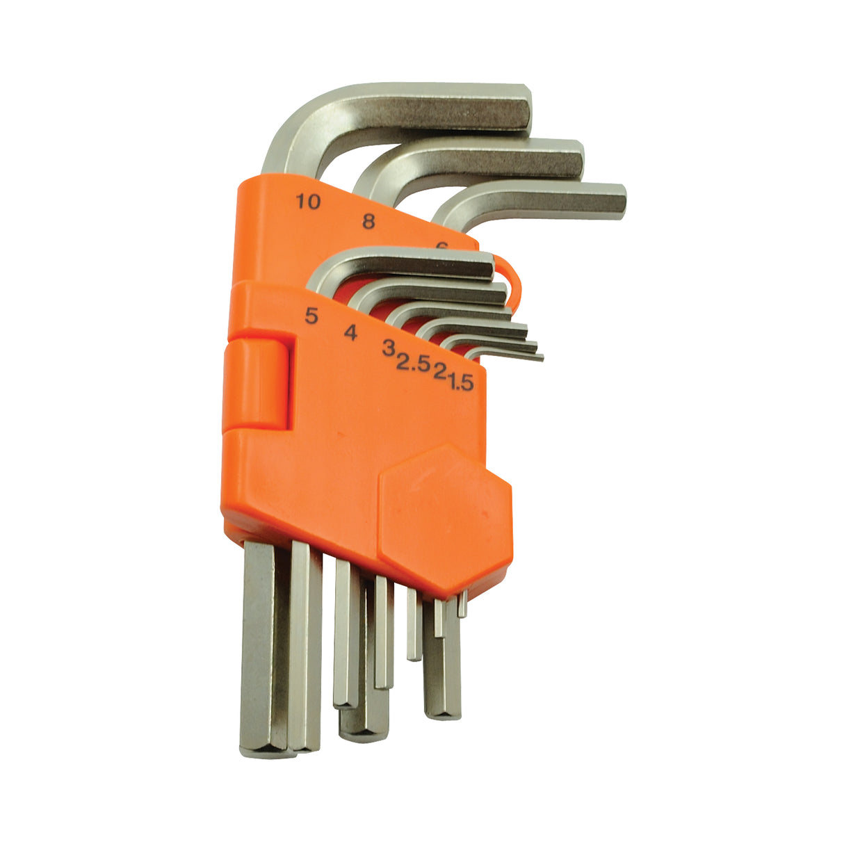 Hex Key Set, 9 Pcs., Metric