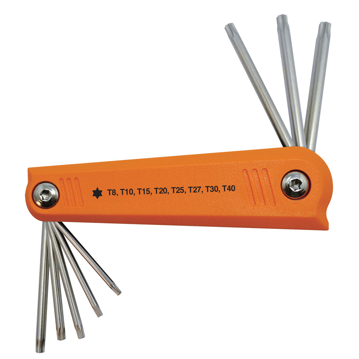 Folding Hex Key Set, 8 Pcs., Torx®