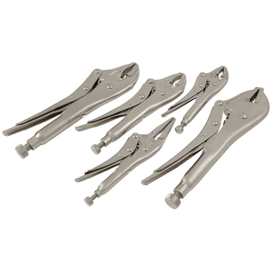 Locking Plier Set, 5 Pieces