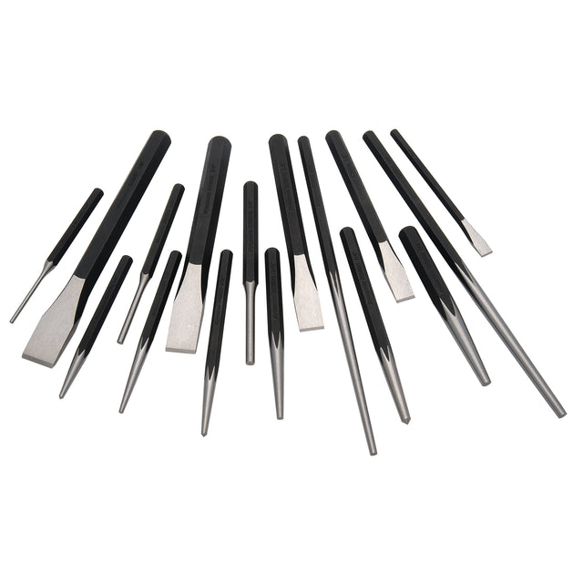 Punch and Chisel Set, 16 Pieces