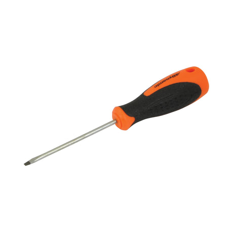 Slotted Screwdriver, 1/8" Tip, Round, 6" L, Cushion Grip Handle