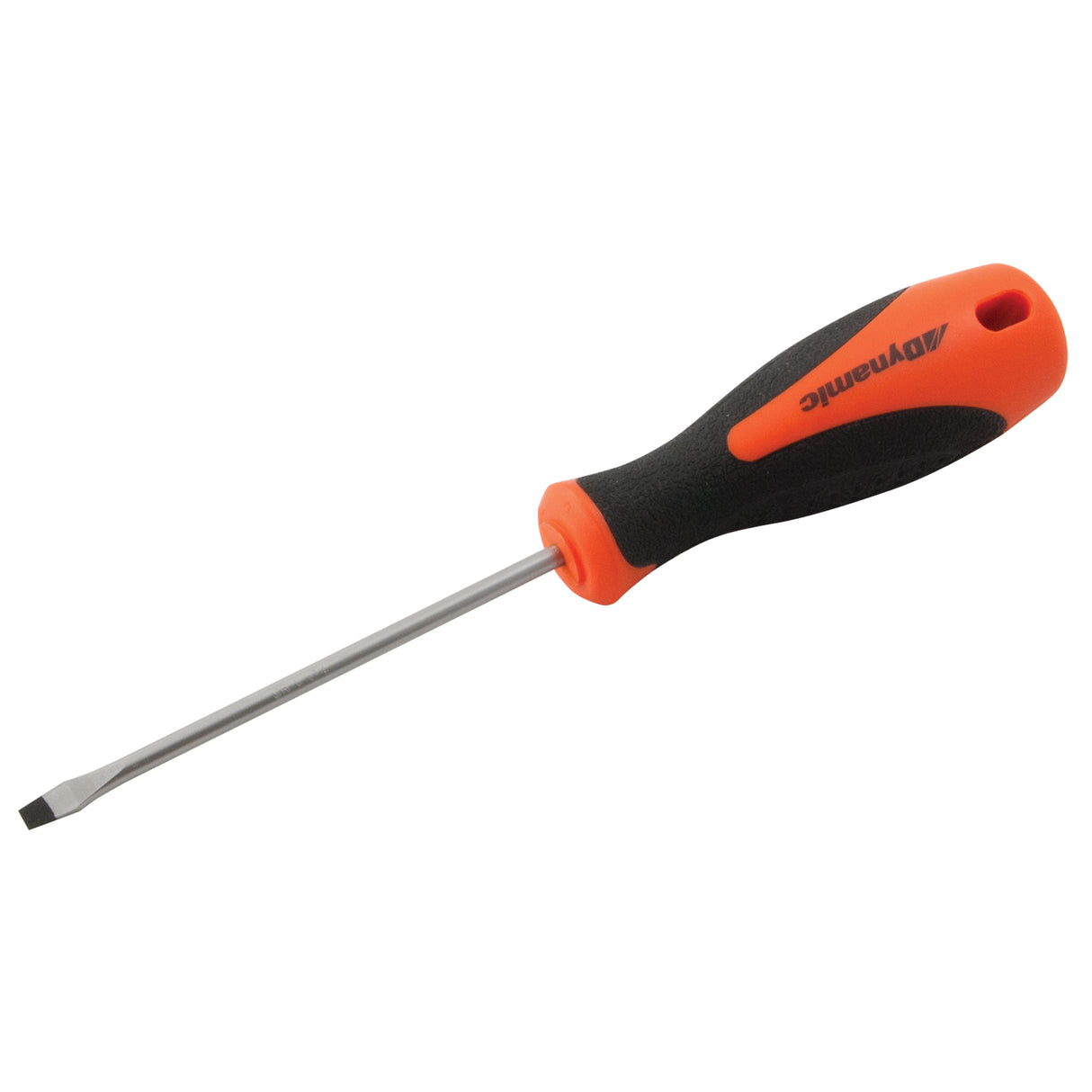 Slotted Screwdriver, 5/32" Tip, Round, 8" L, Cushion Grip Handle