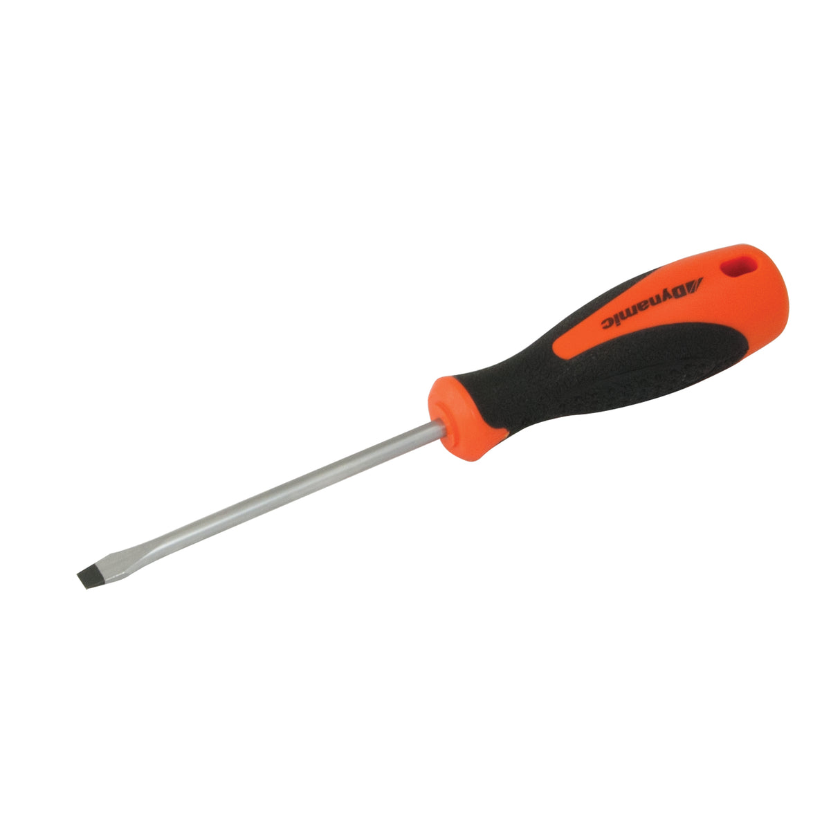 Slotted Screwdriver, 3/16" Tip, Round, 8" L, Cushion Grip Handle