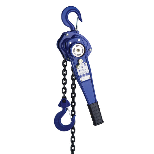 Lever Hoist, 3' Lift, 500 lbs. (0.25 tons) Capacity, Not Included Chain