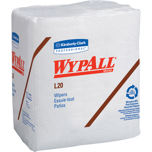 WypAll® L20 Single-Use Towels, All-Purpose, 12-1/2" L x 12" W