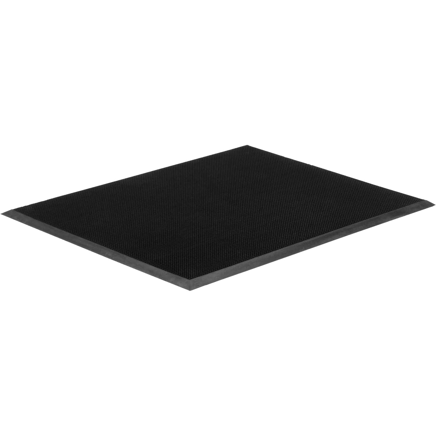 Edgewood Matting Gritstop Fingermat™ Matting, Rubber, Scraper Type, Textured Pattern, 2' x 2-2/3', Black