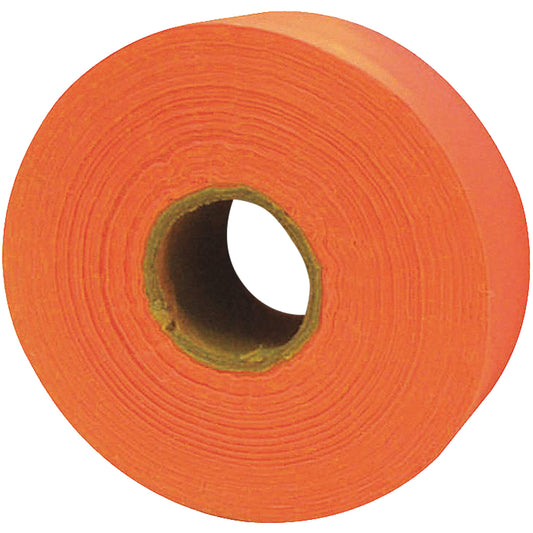  Arctic Plus Flagging Tape, 1" W x 125' L, Orange