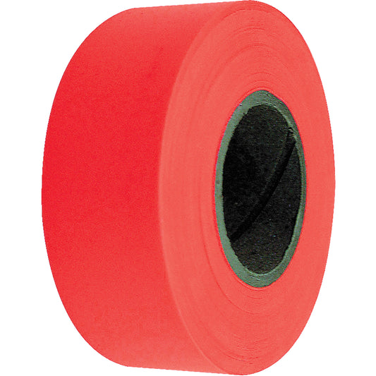  Arctic Plus Flagging Tape, 1" W x 125' L, Red