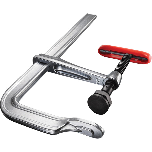 Medium-Duty All-Steel Bar Clamp, 8" (203 mm) Capacity, 4-3/4" (121 mm) Throat Depth