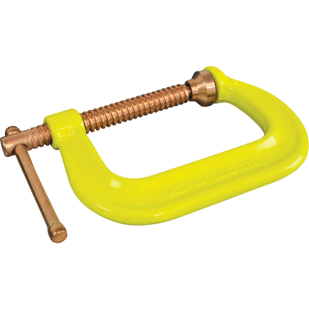 Regular-Duty Deep Throat C-Clamp, 6" (152 mm) Capacity, 4-1/8" (105 mm) Throat Depth