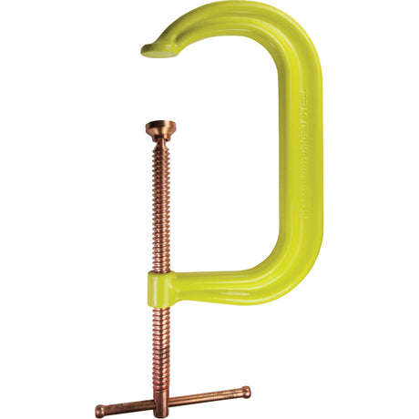 Regular-Duty Deep Throat C-Clamp, 8" (203 mm) Capacity, 5" (127 mm) Throat Depth