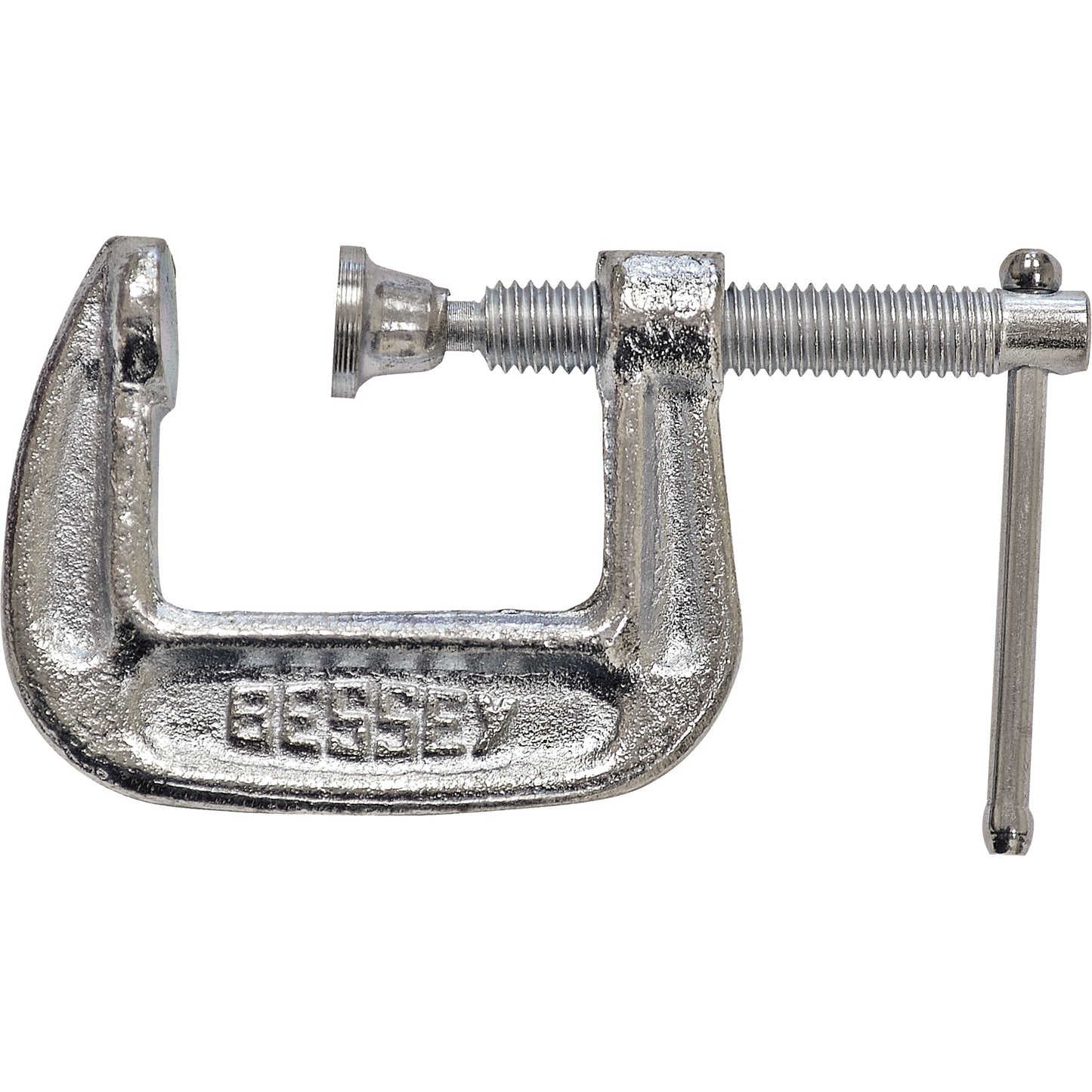 Light-Duty C-Clamp, 1" (25 mm) Capacity, 1" (25 mm) Throat Depth