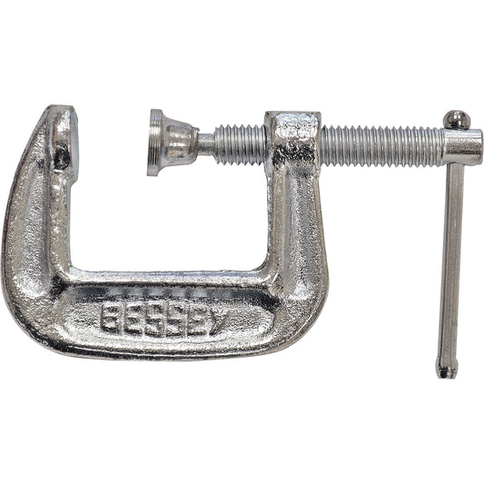 Light-Duty C-Clamp, 1" (25 mm) Capacity, 1" (25 mm) Throat Depth