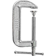 Light-Duty C-Clamp, 2-1/2" (64 mm) Capacity, 1-3/8" (35 mm) Throat Depth