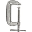 Light-Duty C-Clamp, 3" (76 mm) Capacity, 1-3/4" (44 mm) Throat Depth