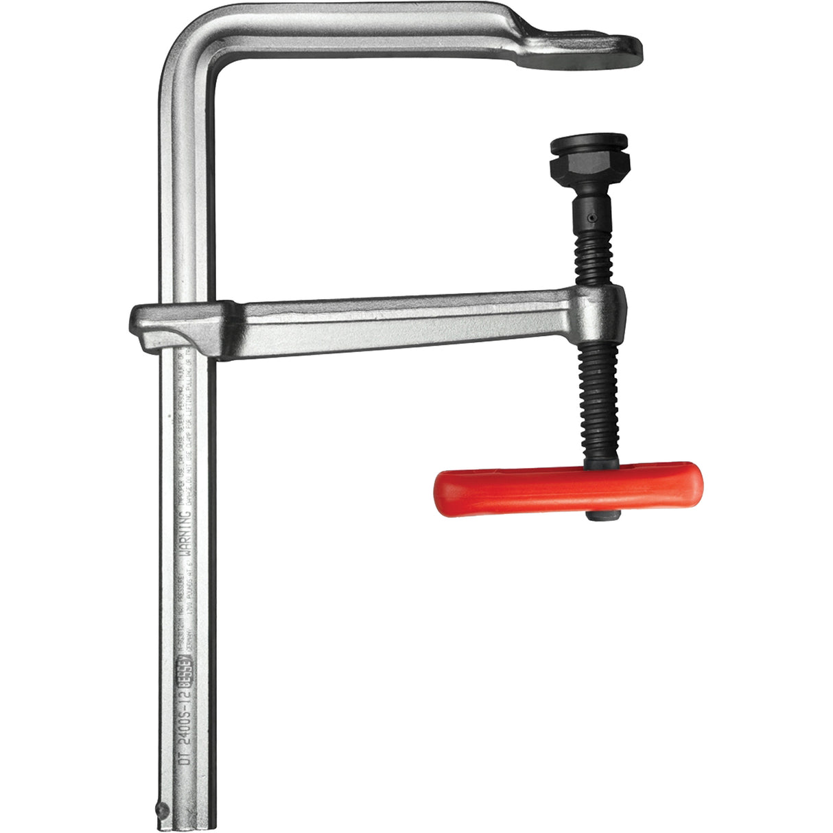 Regular-Duty Deep Throat Bar Clamp, 12" (305 mm) Capacity, 8" (203 mm) Throat Depth