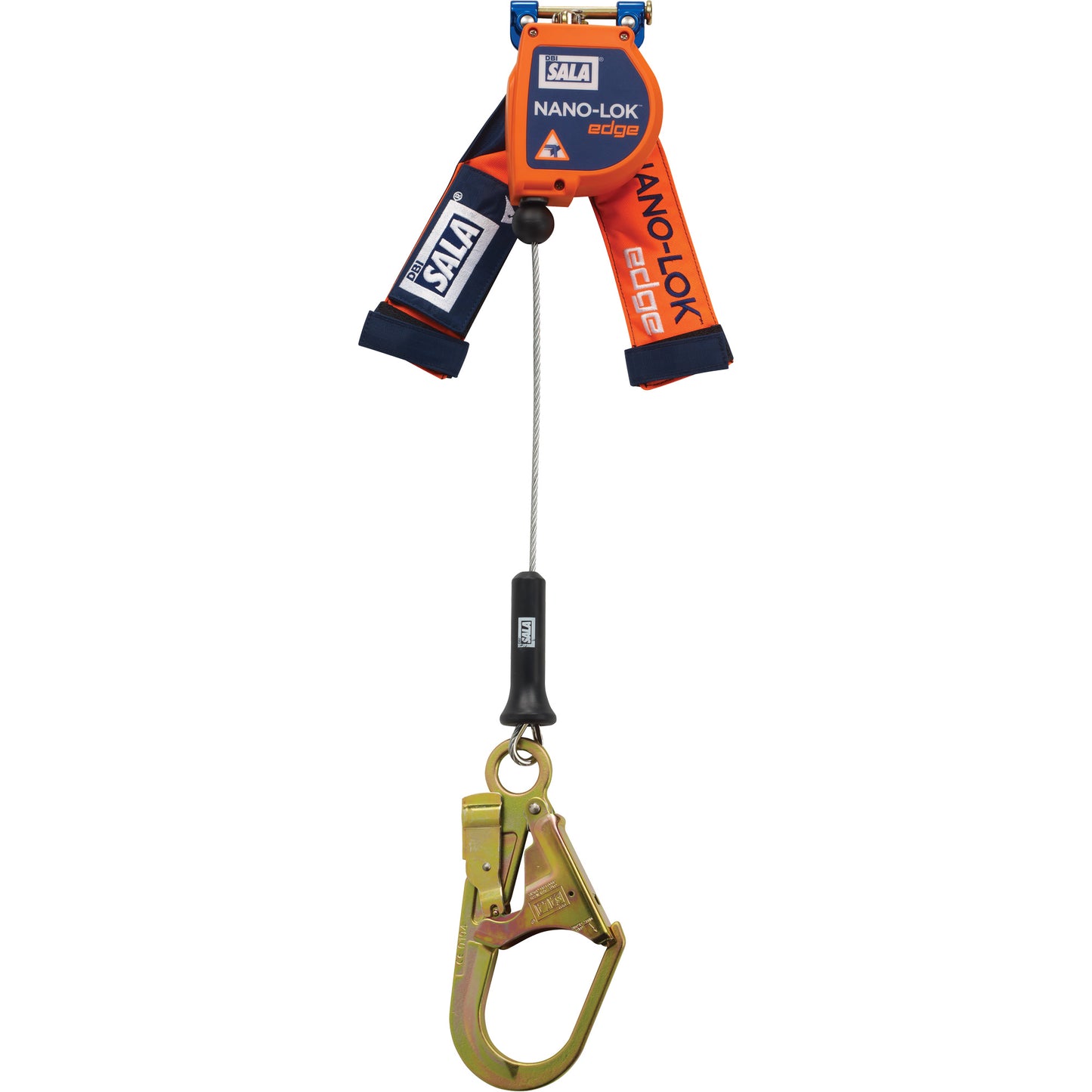 3M DBI Sala Fall Protection Nano-Lok™ Edge Self-Retracting Lifeline, 8', Stainless Steel, Swivel