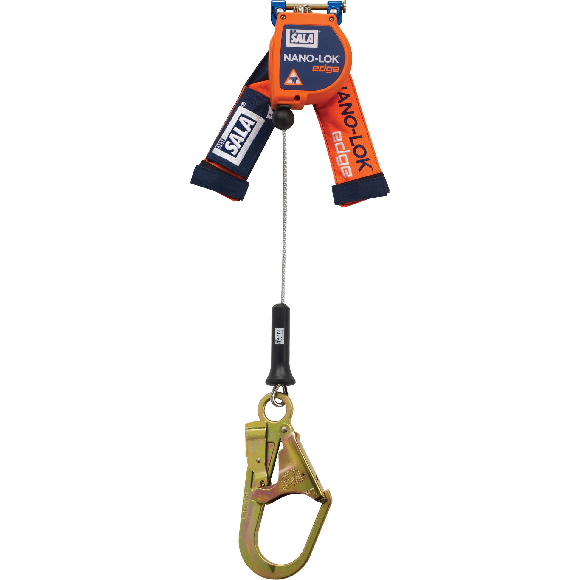 3M DBI Sala Fall Protection Nano-Lok™ Edge Self-Retracting Lifeline, 8', Stainless Steel, Swivel