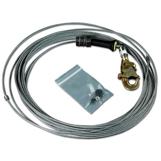 3M DBI Sala Fall Protection DBI-SALA® Sealed-Blok™ Galvanised Cable Assembly with Hook
