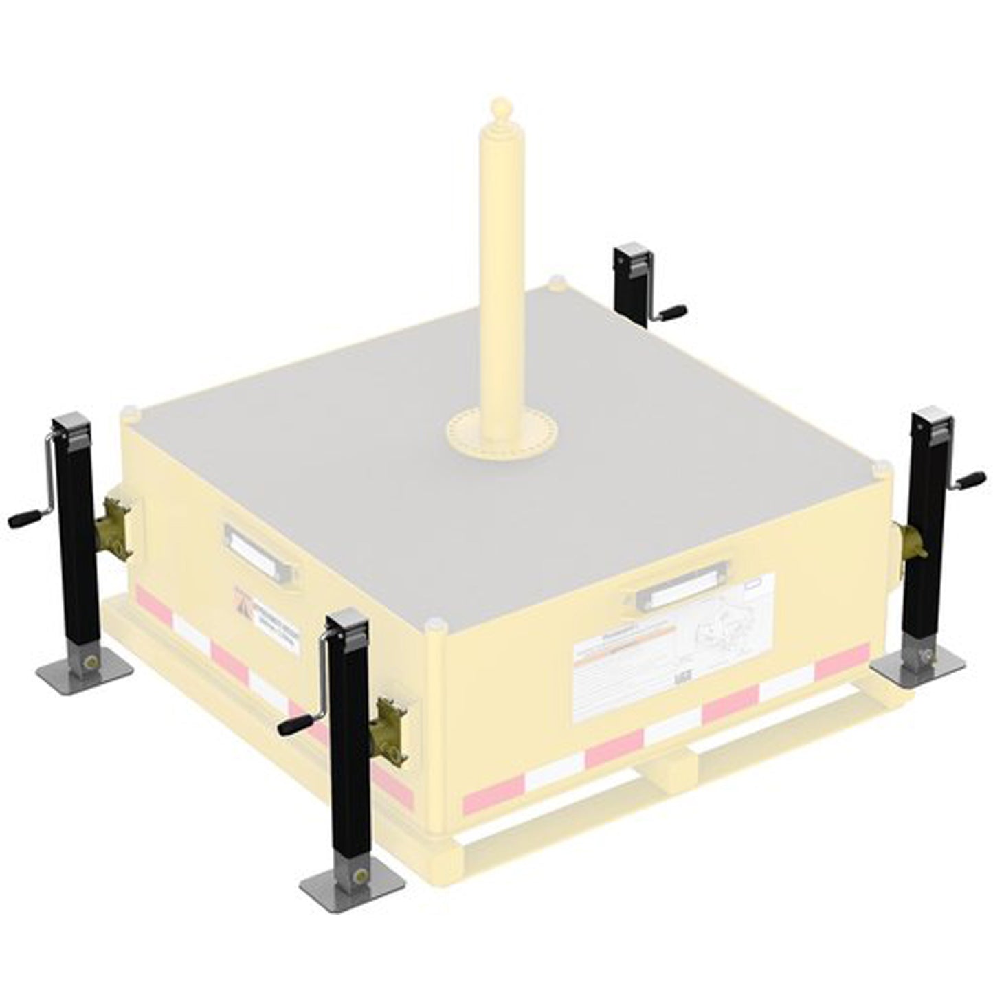 3M DBI Sala Fall Protection FlexiGuard™ Counterweight Base Jack Leveling Kit
