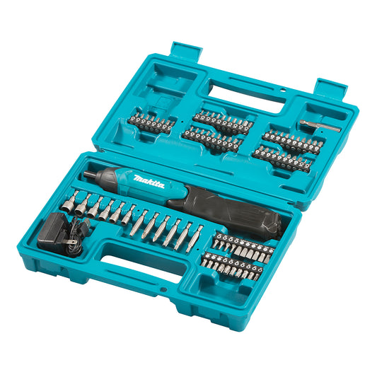 Cordless Screwdriver Set Kit, 1/4", 3.6V, 6 Nm Max. Torque, Lithium-Ion Battery