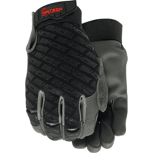 Watson Gloves Daytona Work Armour Gloves, Synthetic/Suede Palm, Size Medium