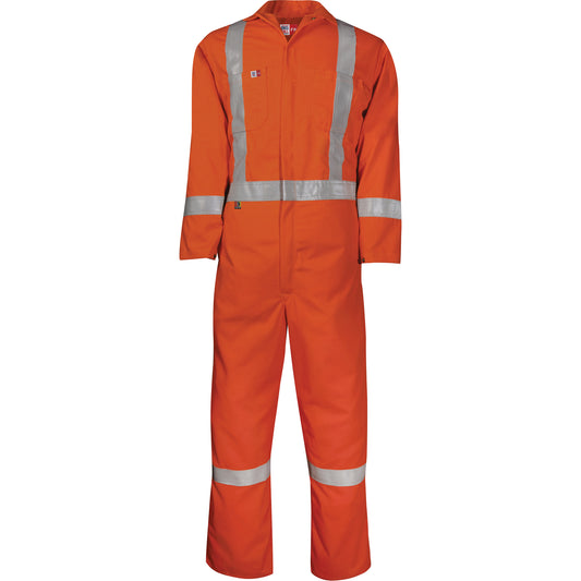 Big Bill Westex™ UltraSoft® Unlined Contractor Coveralls, Size X-Large (Tall), Orange, 8.7 cal/cm²