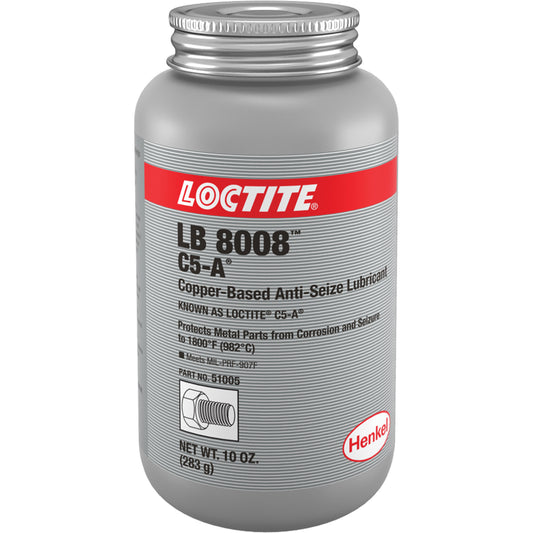 Copper Based Anti-Seize Lubricant, 10 oz., Brush Top Can, 1800°F (982°C) Max Temp.