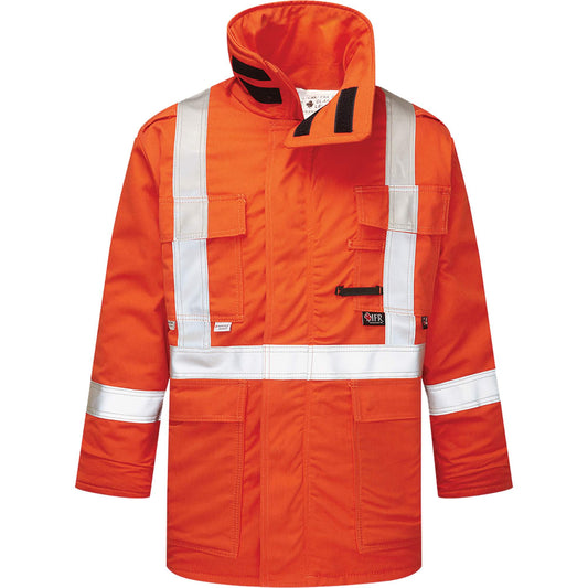 IFR Workwear UltraSoft® 9 oz. High-Visibility Insulated Parka, Orange, 3X-Large (Tall)
