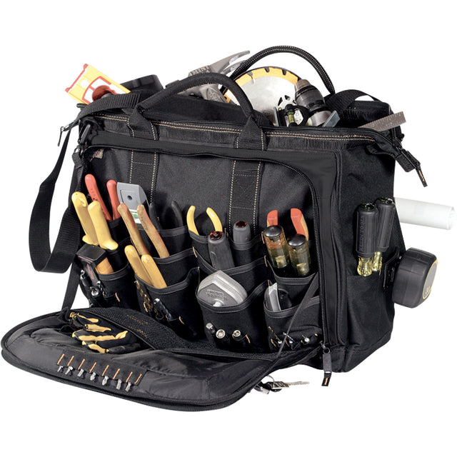 Tool Carrier, Polyester, 58 Pockets, Black
