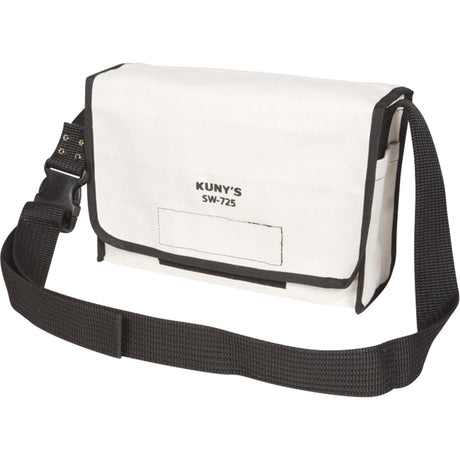 Messenger Bag, Canvas, 1 Pockets, White