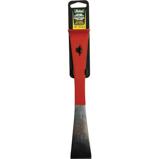 Lever Bar Scraper, High-Carbon Steel Blade, Metal Handle