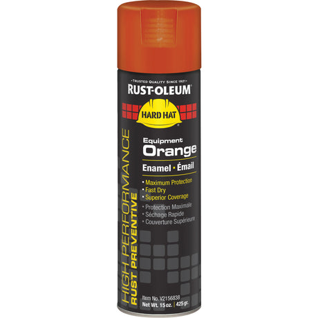 V2100 System Enamel Spray Paint, Equipment Orange, Gloss, 15 oz., Aerosol Can